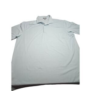 Peter Millar Summer Comfort Blue White Stripe Golf Polo Size XL